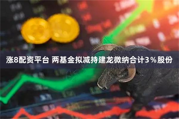 涨8配资平台 两基金拟减持建龙微纳合计3％股份